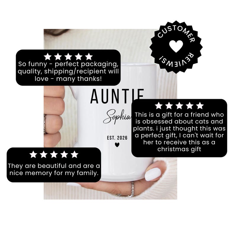 Aunt and Uncle Coffee Mugs - Baby Announcement Gift - Etsy