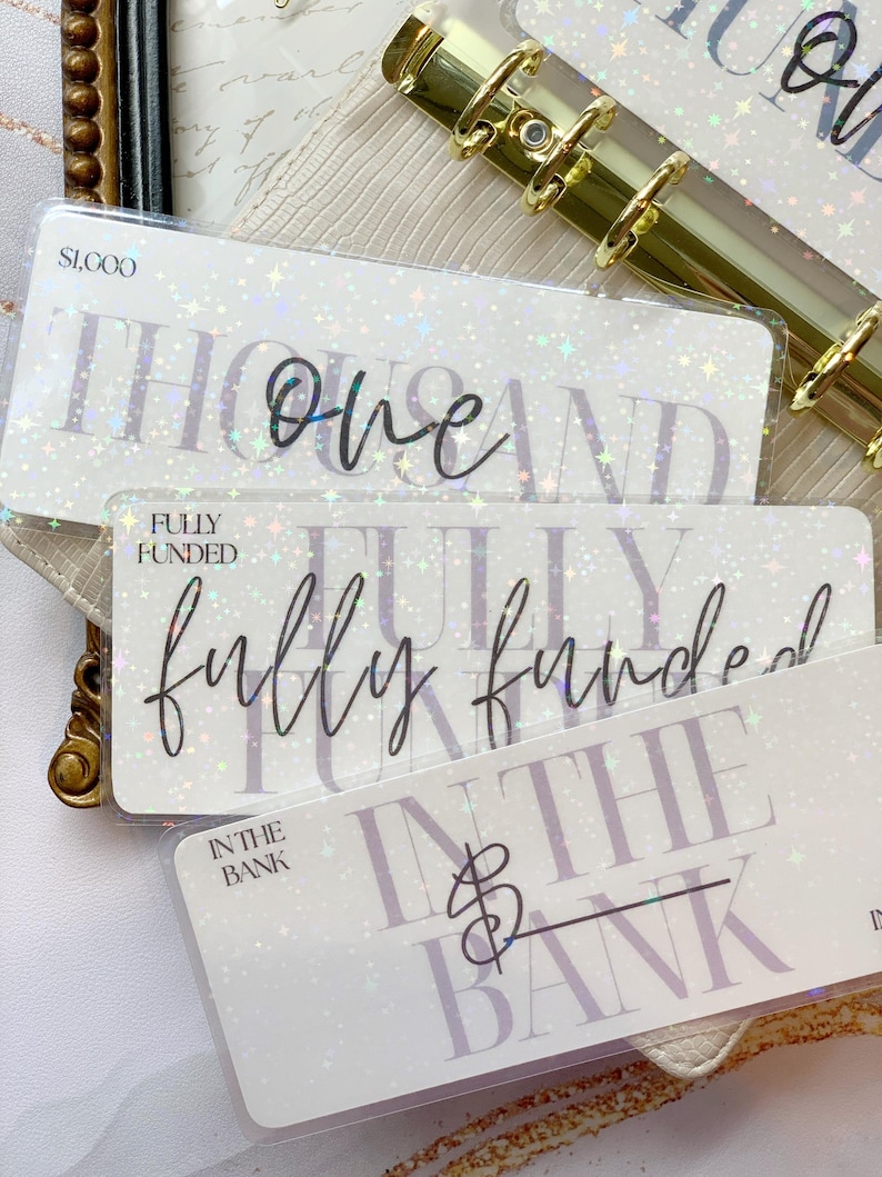 Sparkle Money Placeholder: Cash Stuffing Budgeting, Amy Plans - Etsy