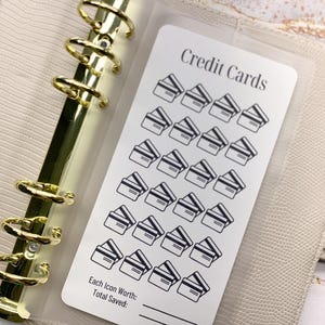 Credit Card Binder - Etsy