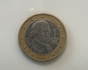 Rara moneda de 1 euro 2002 - Edición limitada coleccionable