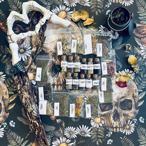 Herbal Kit Witchcraft Supplies Herbs Starter Kit