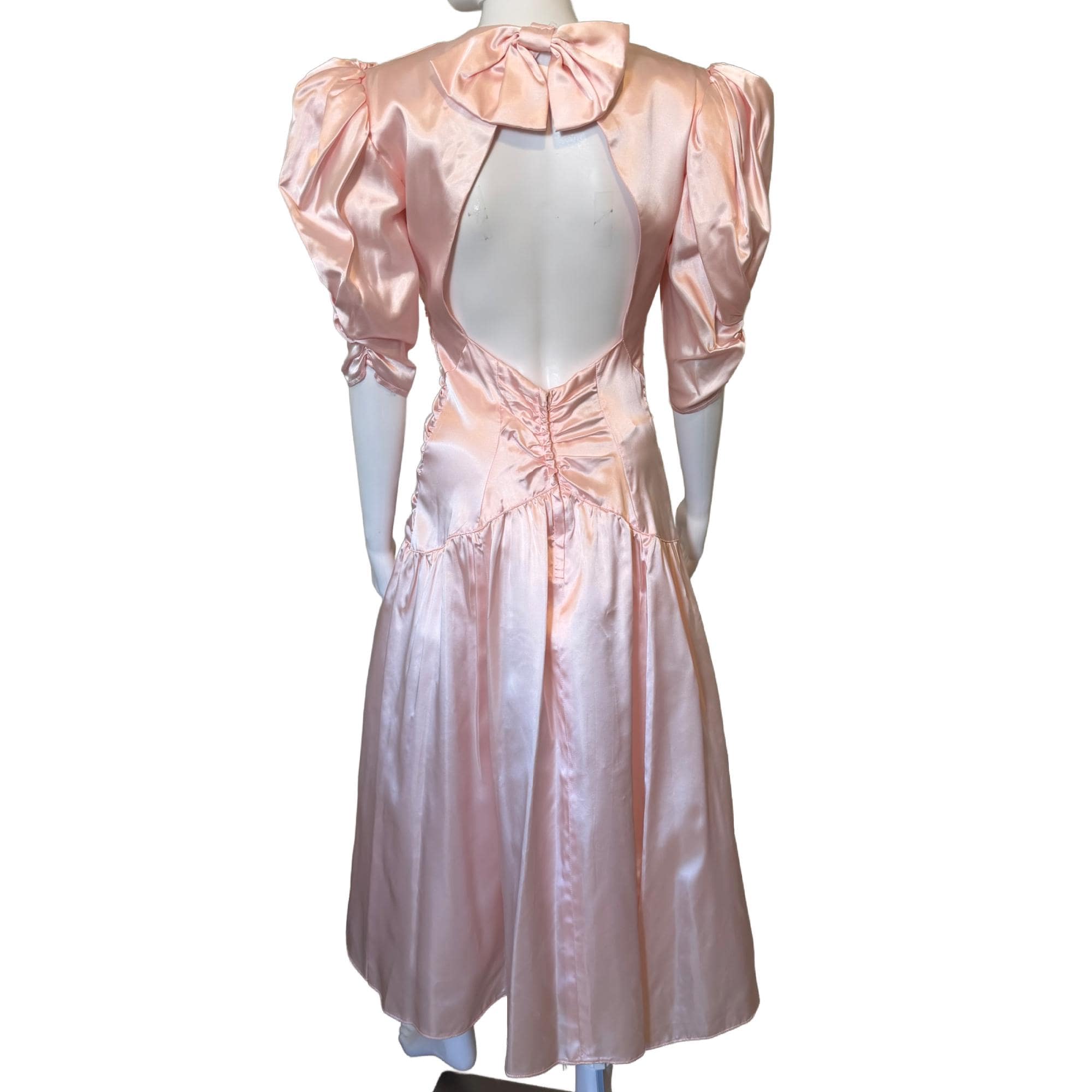 Vintage 80's Pink Jessica Mcclintock Gunne Sax Party Prom:size Small ...