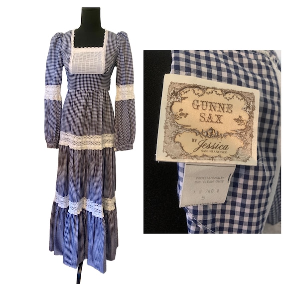 Vintage 70's Gingham Gunne Sax by Jessica McClinto