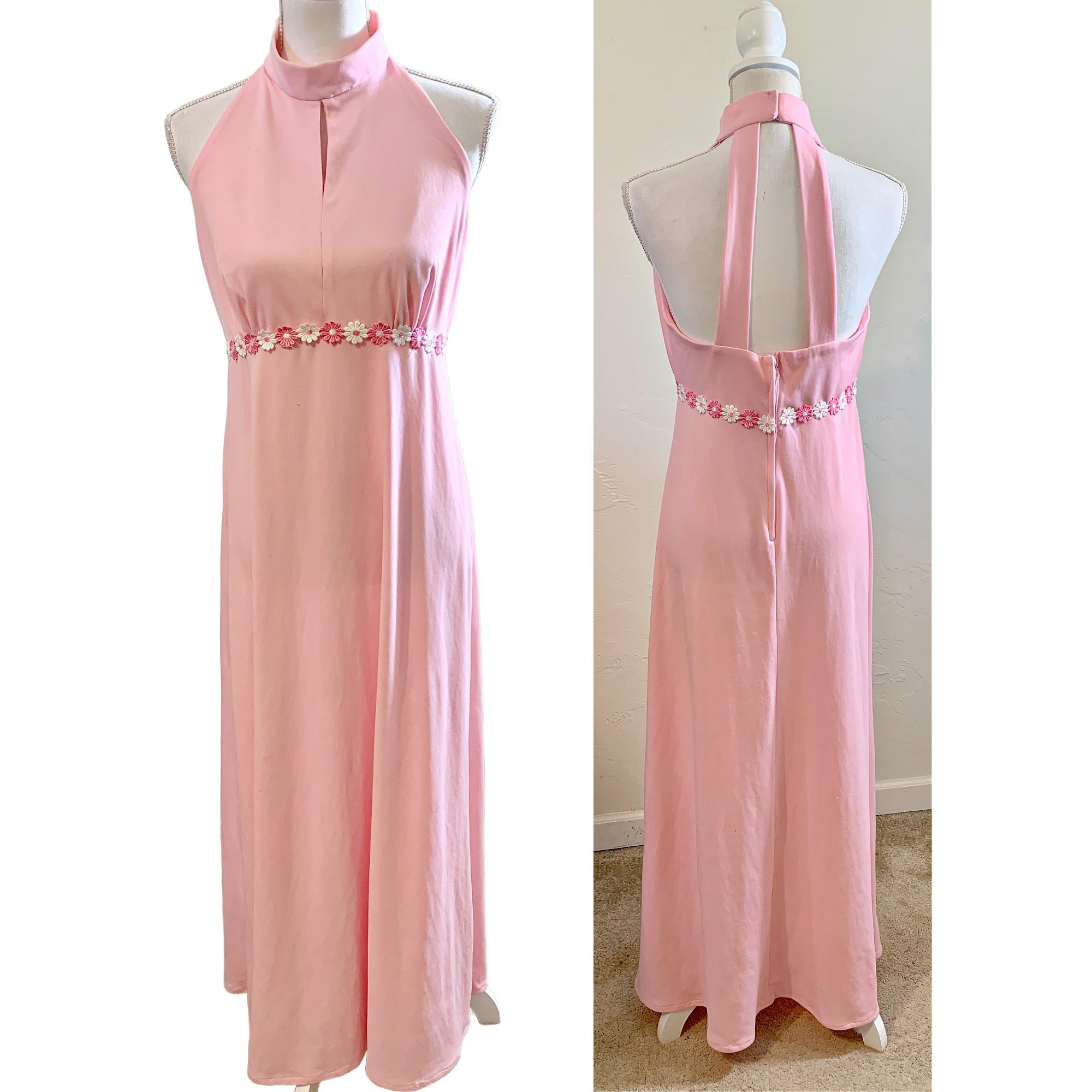 knee length dresses for ladies Maxi Dress Pink Long Dress Charlotte Strapless Maxi Dress Size 4 main image 0