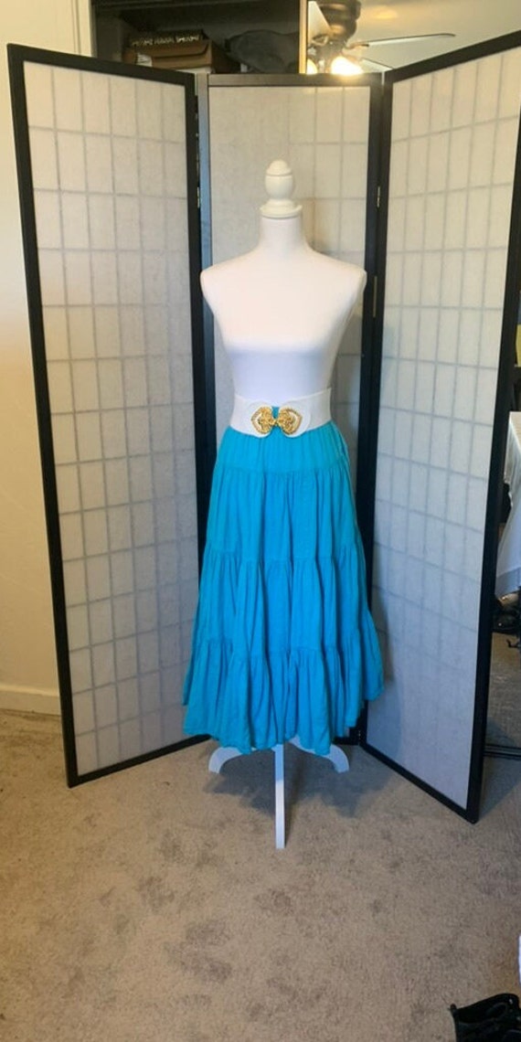 Vintage80's hippie~boho~cotton skirt