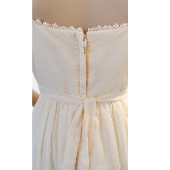Vintage 70's Candi Jones Maxi dress: size xtra small View 3