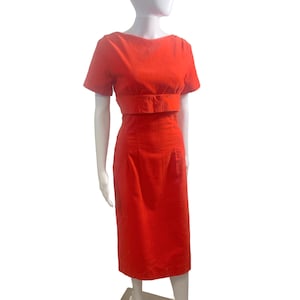 mens red dress shirt slim fit Men's Slim Fit Solid Color Dress Shirt (Red) Red / Medium/15-15.5 Neck/34-35 Sleeve main image 1
