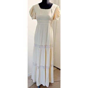 Vintage 70's Lorrie Deb Boho Maxi dress: size small size 2