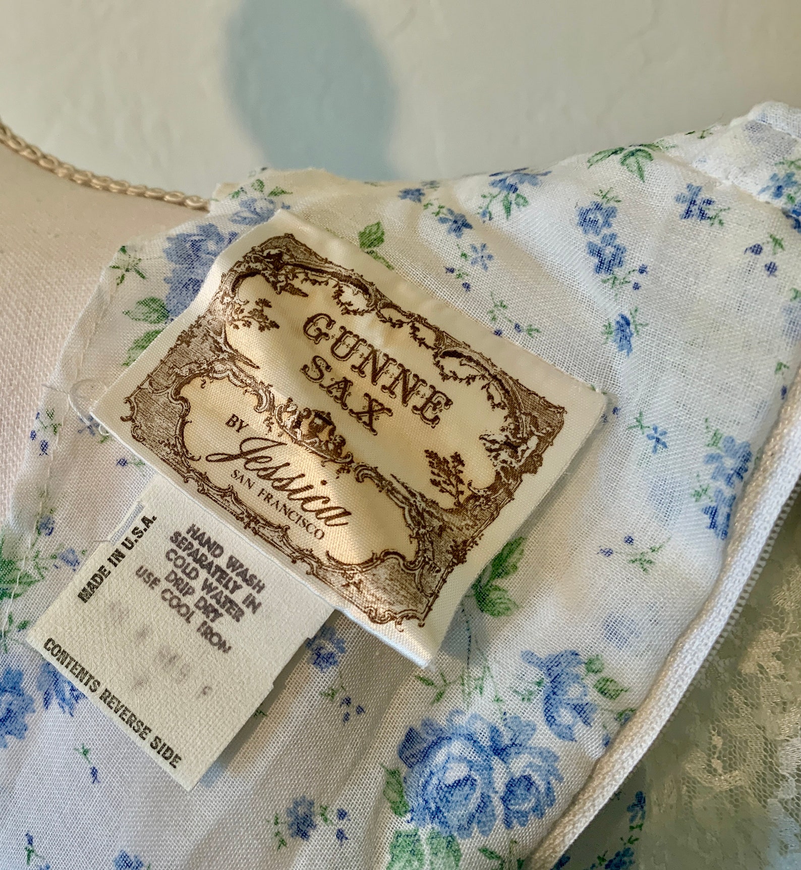 Vintage Corset Gunne Sax Maxi Prairie Dress - Etsy