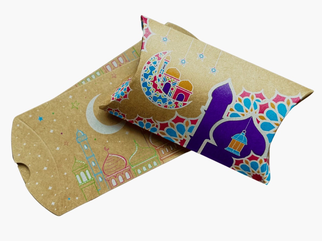 Eid Mubarak 10 Pieces Candy Box Eid Favor Boxes Eid Treat Box Happy Eid