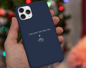 He Provides Parable Fishes and Loaves Parable Bible Christian Case Christian Gift Jesus Religion Blue Phone Case for iPhone Samsung Pixel