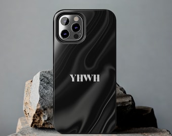 Yahweh Phone Case Christian Modern Design Tough Case Christian Gift Jesus Religion iPhone Case Minimalism Christianity