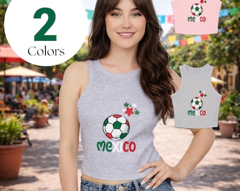 Mexico Soccer Ball Tank Top | Mexican Flag Colors, Futbol Top