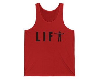Lift, Gym Workout shirt, Strong, Lifting Shirt, Present for Dad, Tough, Men Tank Top, Workout Tank for Men, Men Shirt