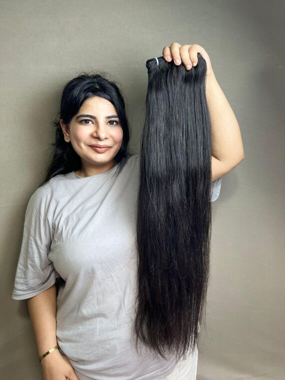 Indian Natural Straight 100% Raw Indian Hair | Natural Straight Bundles main image 2