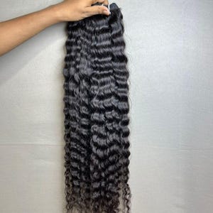 Indian Virgin Curly Hair Bundles: Natural Human Hair Extensions, Tangle-Free