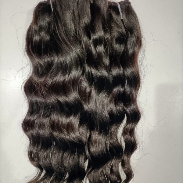 Indian wavy human hair bundles