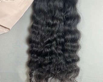 Raw Indian Curly Hair Bundles: Natural Black, Unprocessed