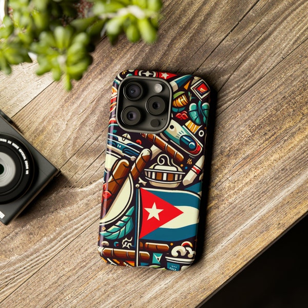 Cuban-themed Cell Phone Case | Tough Cases | Iphone, Samsung, Google Pixel & more!