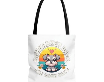 Mini Schnauzer Tote Bag (AOP)