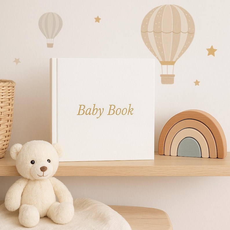 Luxury Baby Memory Book: Newborn keepsake, journal - Newborn to 5 Years image 2