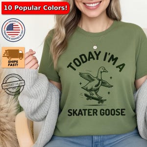 Camiseta engraçada Goose Goose, camiseta com cores confortáveis para amantes de ganso, camiseta gráfica para amantes de animais, camiseta Goose estilo vintage, geração Z