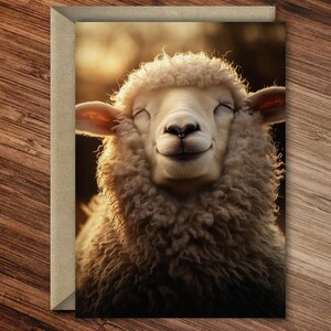 Happy Birthday to Ewe - Sheep Birthday Wrap-Around Card