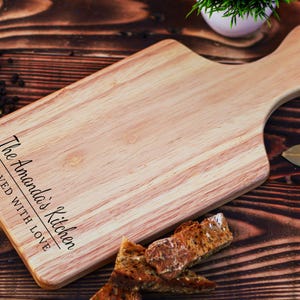 Personalised Custom Engraved Wooden Serving Board Cheese Board Serving Board Cutting Novelty Gift Birthday Christmas Housewarming Wedding