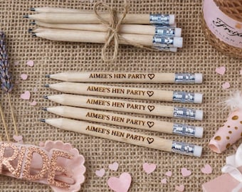 Matite personalizzate per addio al nubilato - Bomboniere per la sposa - Giochi per addio al nubilato