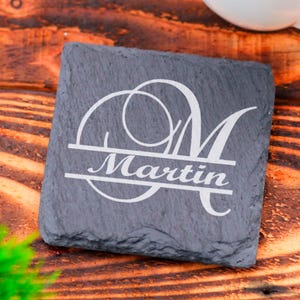 Personalised Slate Coaster Laser Engraved Gift for Grandma, Nana, Nanny, Granny, Gran, Mum, Dad,  Birthday Gift Christmas Gift Gift for Him