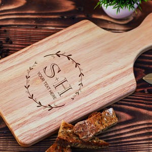 Personalised Custom Engraved Wooden Serving Board Cheese Board Cutting Novelty Gift Birthday Christmas Housewarming Wedding Mom Gift