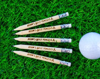 Matite da golf personalizzate - Bomboniere per feste di golf - Regalo per golfisti