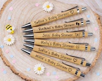 Penne personalizzate per baby shower - Gioco per baby shower - Regalo per baby shower - Idea per baby shower
