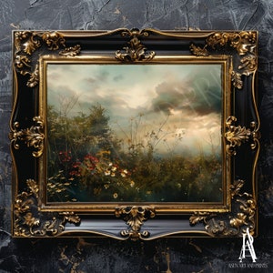 PRINTED & SHIPPED | moody landscape, moody art, moody painting, landscape art, country landscape, landscape print, landscape painting