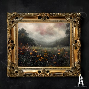 PRINTED & SHIPPED | moody landscape, moody art, moody painting, landscape art, country landscape, landscape print, landscape painting
