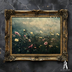 PRINTED & SHIPPED | moody landscape, moody art, moody painting, landscape art, country landscape, landscape print, landscape painting