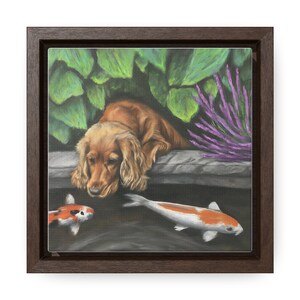 Gerahmter Druck - Charmantes Cocker Spaniel Portrait