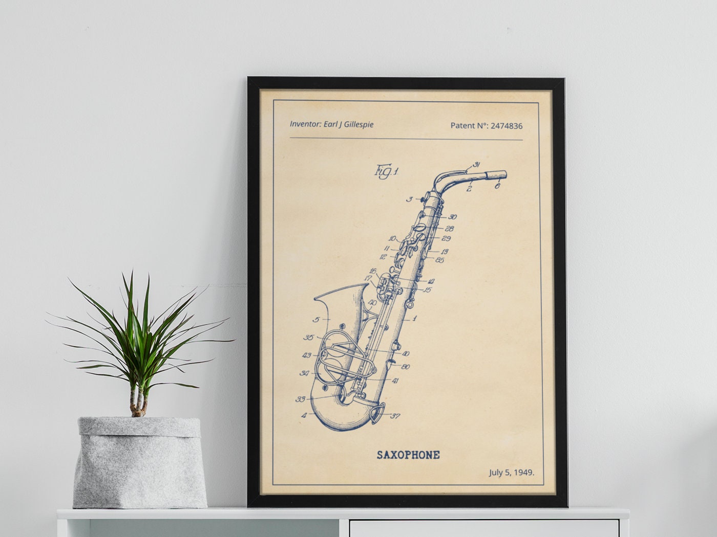 Instrument De Musique Saxophone Isolé | Vecteur Gratuite