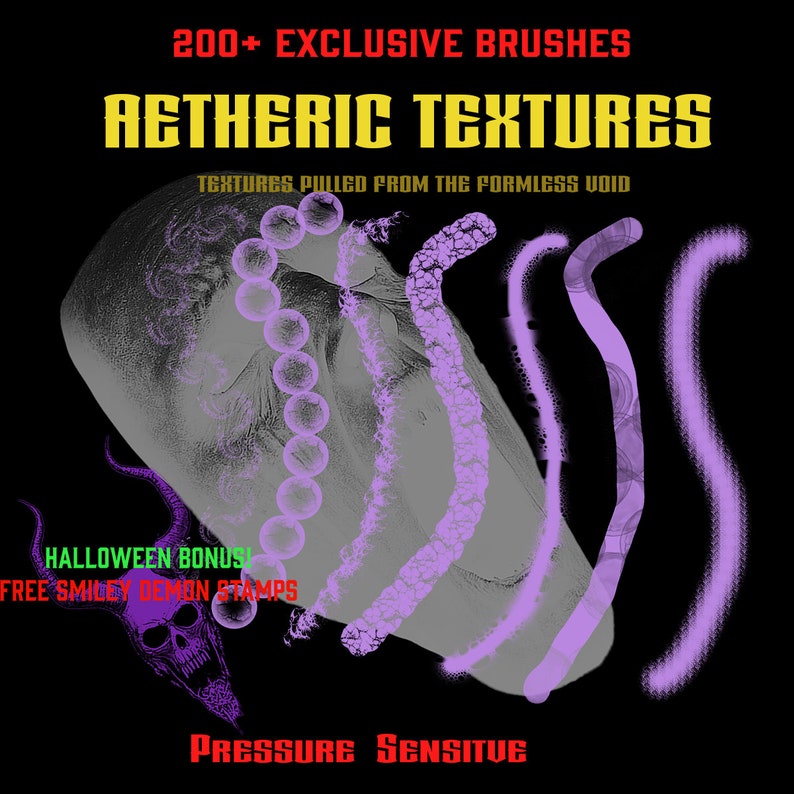 200+ Aetheric Photoshop Texture Brushes—textures Taken From the ...