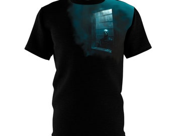 Horror Art T-shirt, Gothic Dark Academia uniseks T-shirt