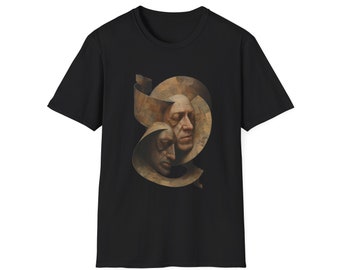 Fragmented Mind Illustration T-Shirt, Surreal Horror Fashion