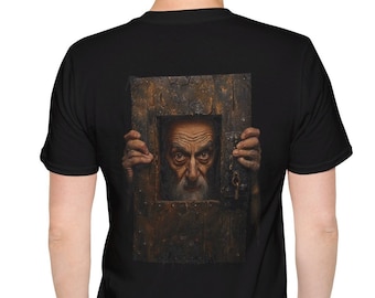 Wise Old Man Art Print T-Shirt – Gothic Unisex Tee