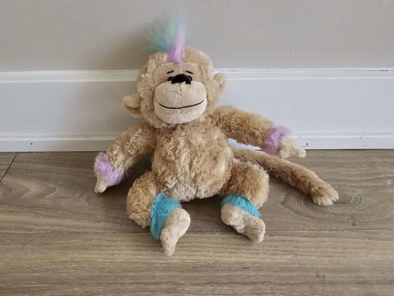 Ganz Webkinz Mohawk Monkey Stuffed Animal Plush Toy 10.5