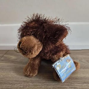 Ganz Webkinz Brown Dog Stuffed Animal Plush Toy 8&quot;
