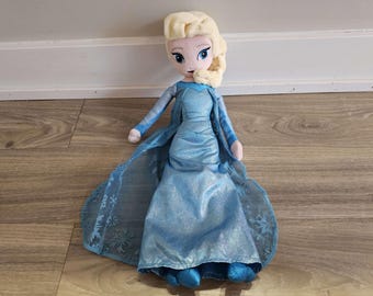 Disney Frozen Elsa the Princess Stuffed Doll Plush Toy 18"