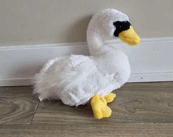 Ganz Webkinz White Swan Stuffed Animal Plush Toy 12"