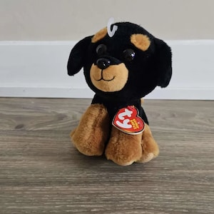 ty Beanie Babies Trevour the Dog Stuffed Animal Plush Toy 7.5&quot;
