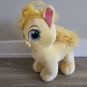 Palace Pets Build A Bear Summer Yellow Cat Plush Princess Rapunzel Disney 10&quot;
