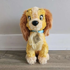 Disney Parks Lady and the Tramp Stuffed Animal Dog Plush Toy 13"