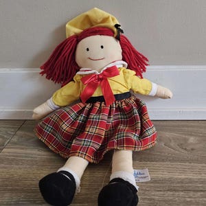 Vintage 2004 Eden Madeline Plush Doll Stuffed Toy 15&quot;